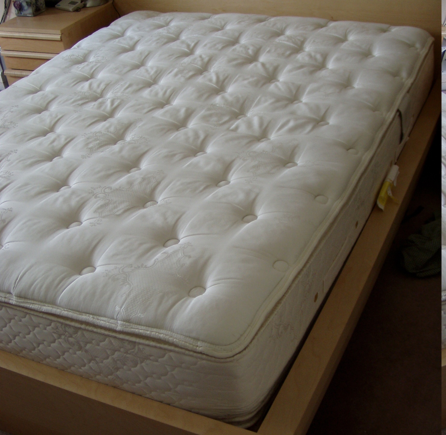 Matelas capitonné